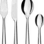 Alessi Amici Σετ Μαχαιροπίρουνα Ασημί Ανοξείδωτα 24τμχ BG02S24