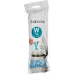 Brabantia Σακούλες Απορριμάτων Χωρητικότητας 5lt με Κορδόνι Type W 116681 20τμχ Λευκές