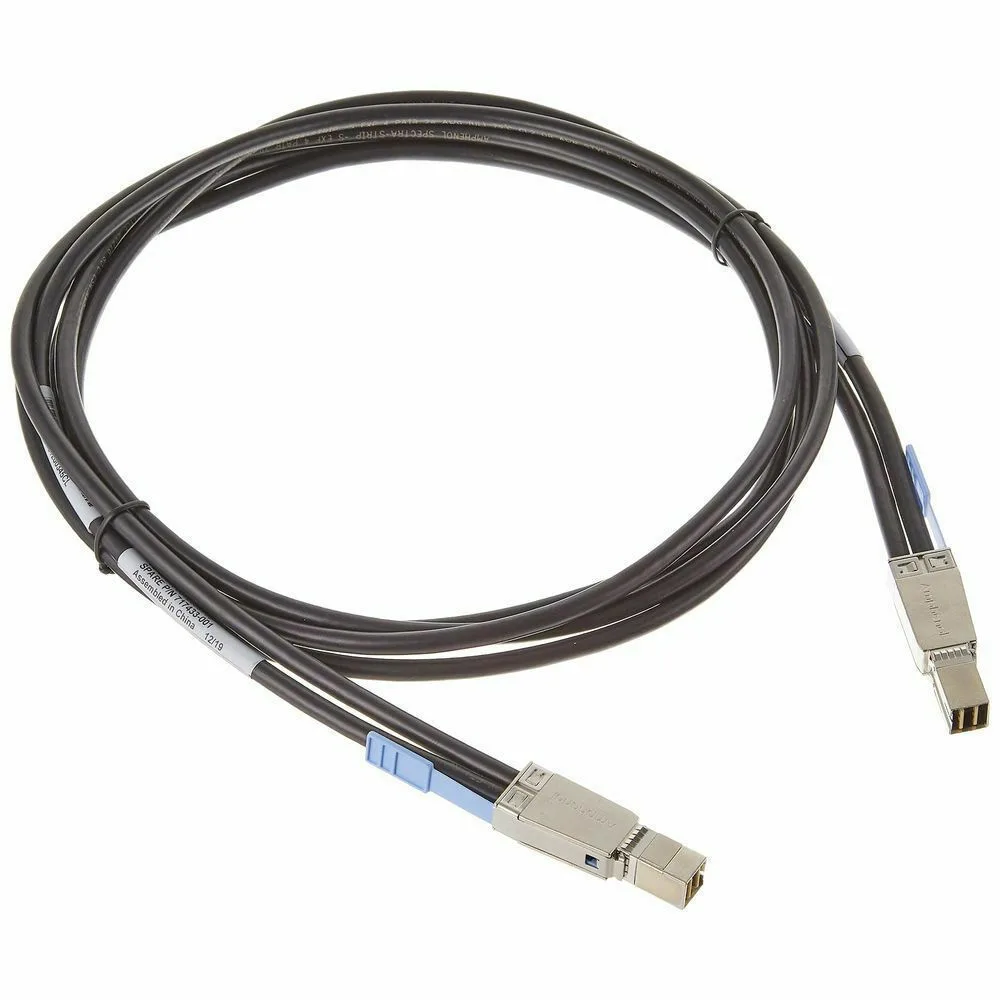 20220729210134_hp_mini_sas_mini_sas_cable_2m_mayro_716197_b21.jpeg HP Mini SAS - Mini SAS Cable 2m Μαύρο (716197-B21) - Image 1