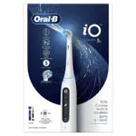 Oral-B iO Series 5s Ηλεκτρική Οδοντόβουρτσα με Χρονομετρητή, Αισθητήρα Πίεσης και Θήκη Ταξιδίου Λευκή
