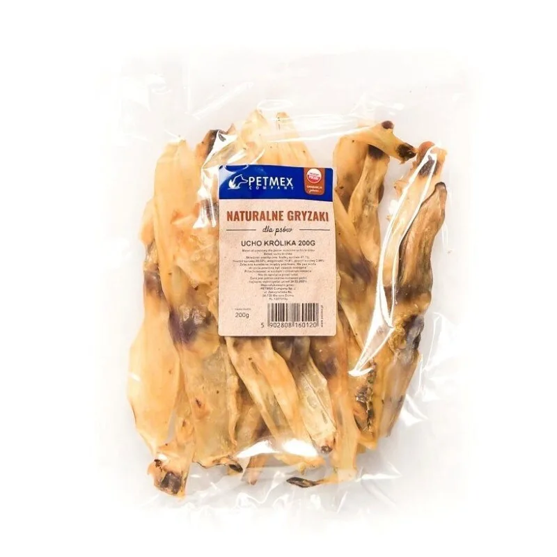 20221209115025_petmex_rabbit_lichoudia_skylou_ayti_100gr.jpeg Petmex Rabbit Λιχουδιά Σκύλου Αυτί με Λαγό 100gr - Image 1