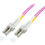 Good Connections Καλώδιο Οπτικής Ίνας LC-LC 3m Ροζ LW-803LC4