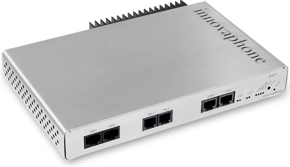 20230118101349_innovaphone_ip411_voip_gateway_me_2_fxs_kai_2_ethernet.jpeg innovaphone IP411 VoIP Gateway με 2 FXS και 2 Ethernet - Image 1