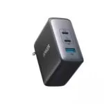 Anker Φορτιστής Χωρίς Καλώδιο GaN με Θύρα USB-A και 2 Θύρες USB-C 100W Μαύρος (736 Nano II)