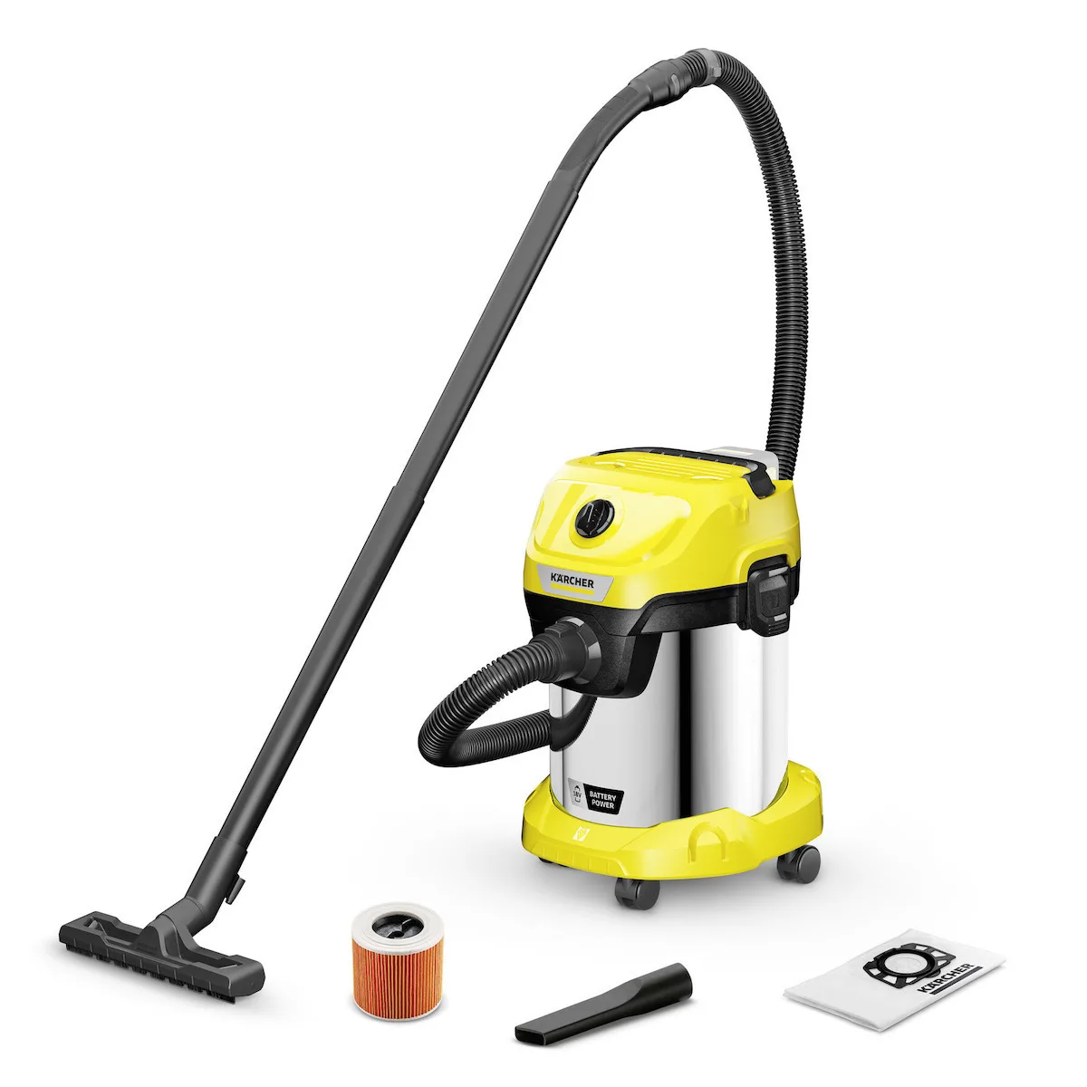 20230404135613_karcher_wd_3_18_s_skoupa_ygron_stereon_225w_me_kado_17lt.jpeg Karcher WD 3-18 S Σκούπα Υγρών / Στερεών 225W με Πλαστικό Κάδο 17lt - Image 1
