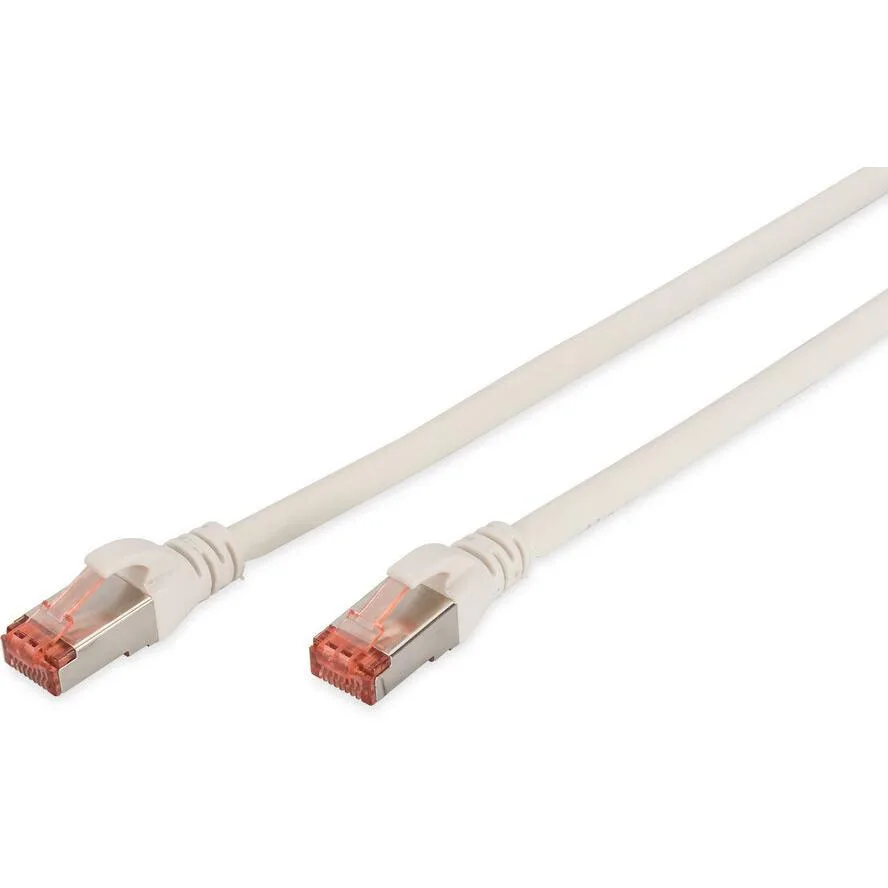 20230406154904_digitus_s_ftp_cat_6_cable_0_5m_leyko_dk_1644_005_wh.jpeg Digitus S/FTP Cat.6 (Gigabit) Καλώδιο Δικτύου Ethernet 0.5m Λευκό DK-1644-005/WH - Image 1