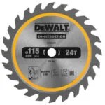 Dewalt Δίσκος Κοπής Ξύλου με 24 Δόντια 115mm DT20420