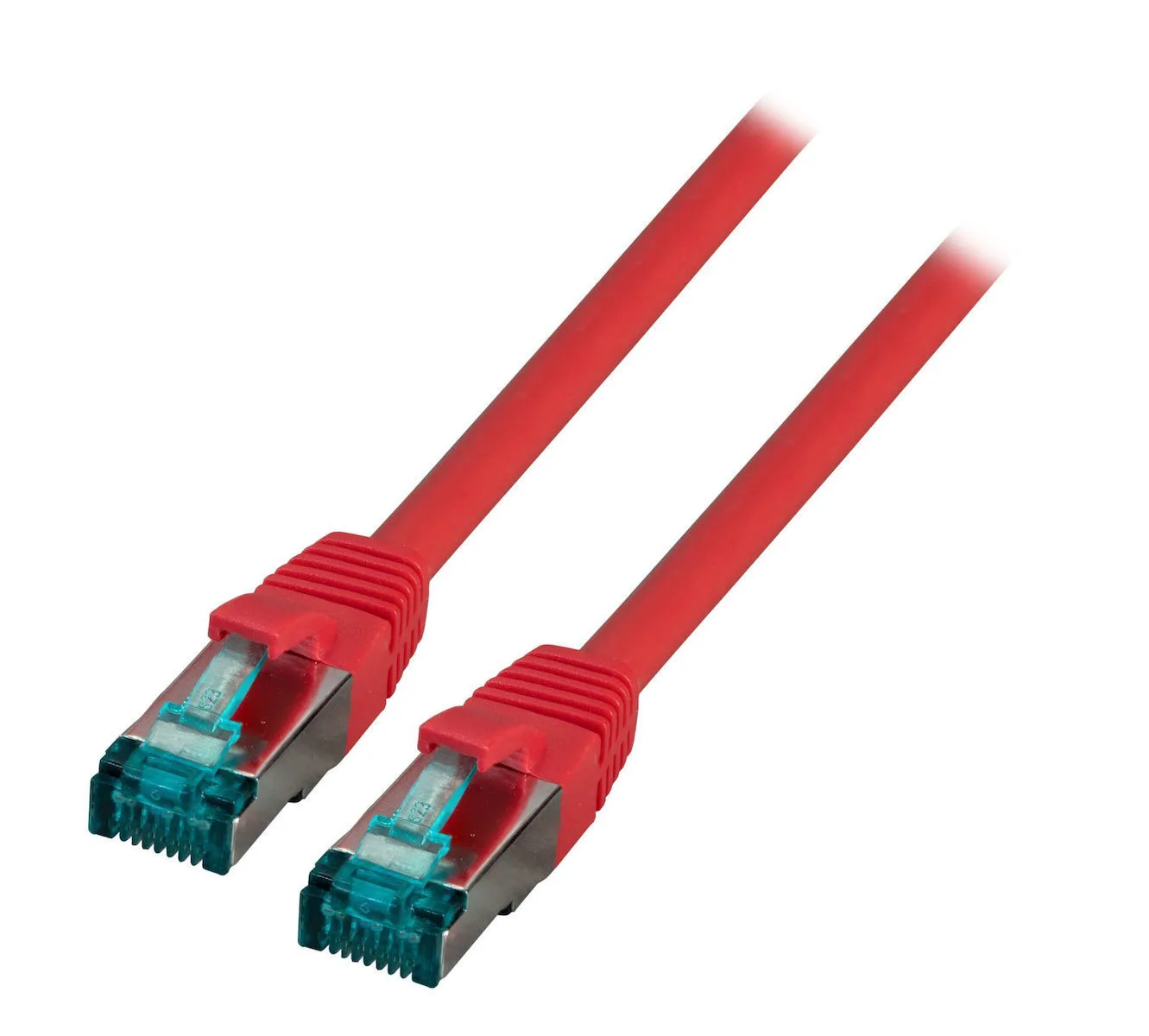 EFB S/FTP Cat.6a (Gigabit) Καλώδιο Δικτύου Ethernet 7.5m Κόκκινο MK6001.7,5R - Image 1