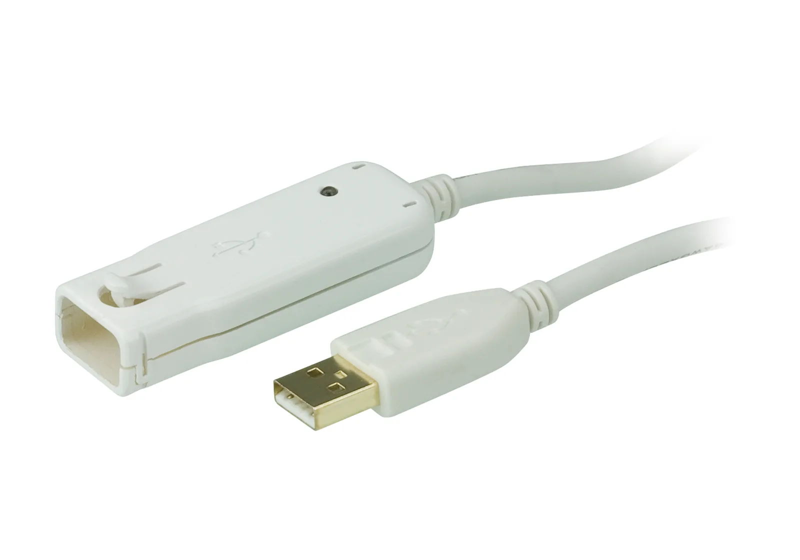 20230627134359_2567e633.jpeg Aten USB 2.0 Cable USB-A male - USB-A female Λευκό 12m AT-UE2120 - Image 1
