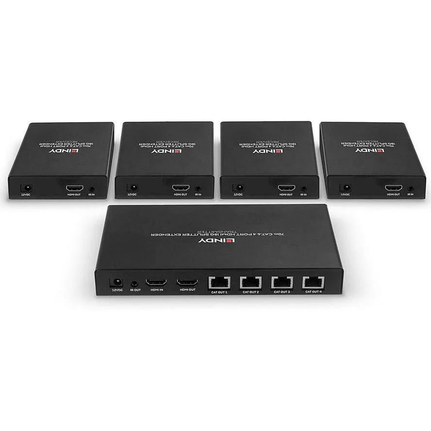 20230720110459_lindy_4_port_cat_6_hdmi_4k60_extender_hdmi_splitter_38262.jpeg Lindy 4 Port Cat.6 HDMI 4K60 Extender HDMI Splitter 38262 - Image 1