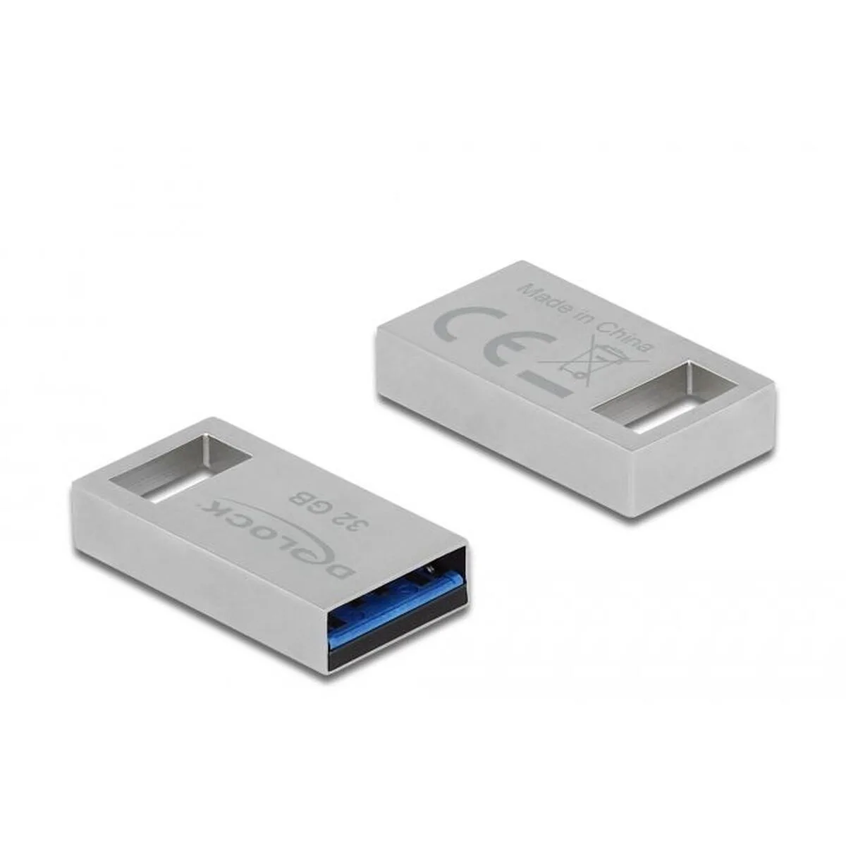 20230929151018_delock_54070_32gb_usb_3_2_metal_housing_silver.jpeg DeLock 54070 32GB USB 3.2 Stick Ασημί - Image 1