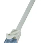 LogiLink U/UTP Cat.6a (Gigabit) Καλώδιο Δικτύου Ethernet 1.5m Γκρι CP3042U