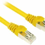 Sharkoon S/FTP Cat.6 (Gigabit) Καλώδιο Δικτύου Ethernet 2m Κίτρινο