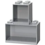 Παιδικό Ράφι Τοίχου Γκρι 21.1x21.1x31.8εκ. 41171740