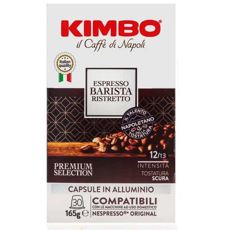 20240126163225_kimbo_kapsoules_espresso_symvates_me_michani_nespresso_30caps_kmbrs30_8002200141738.jpeg Kimbo Κάψουλες Espresso Συμβατές με Μηχανή Nespresso 30caps KMBRS30 - Image 1