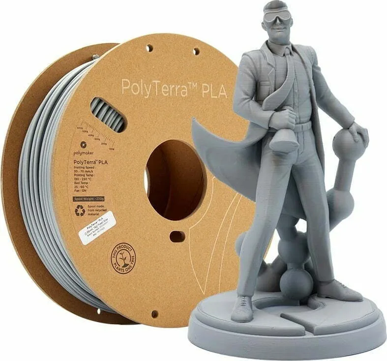 20240205115227_polymaker_polyterra_pla_3d_printer_filament_1_75mm_gri_1kg_mp70824.jpeg Polymaker Polyterra PLA 3D Printer Filament 1.75mm Γκρι 1kg MP70824 1τμχ (Spool) - Image 1