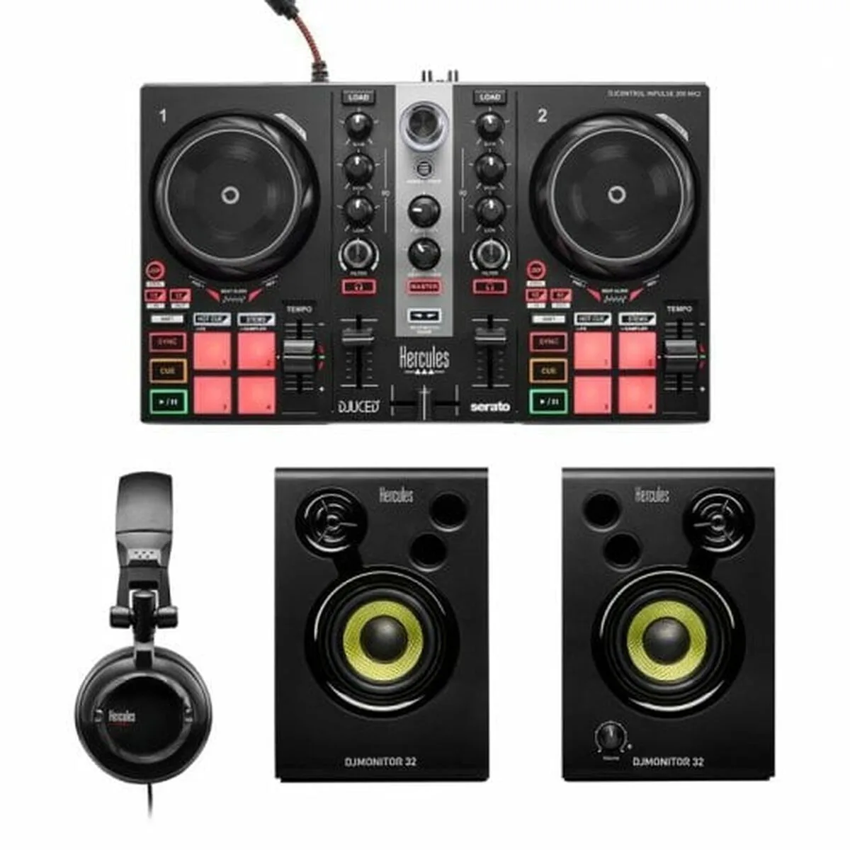 20240207165536_hercules_mk2_dj_controller.jpeg Hercules MK2 DJ Controller 2 Καναλιών - Image 1