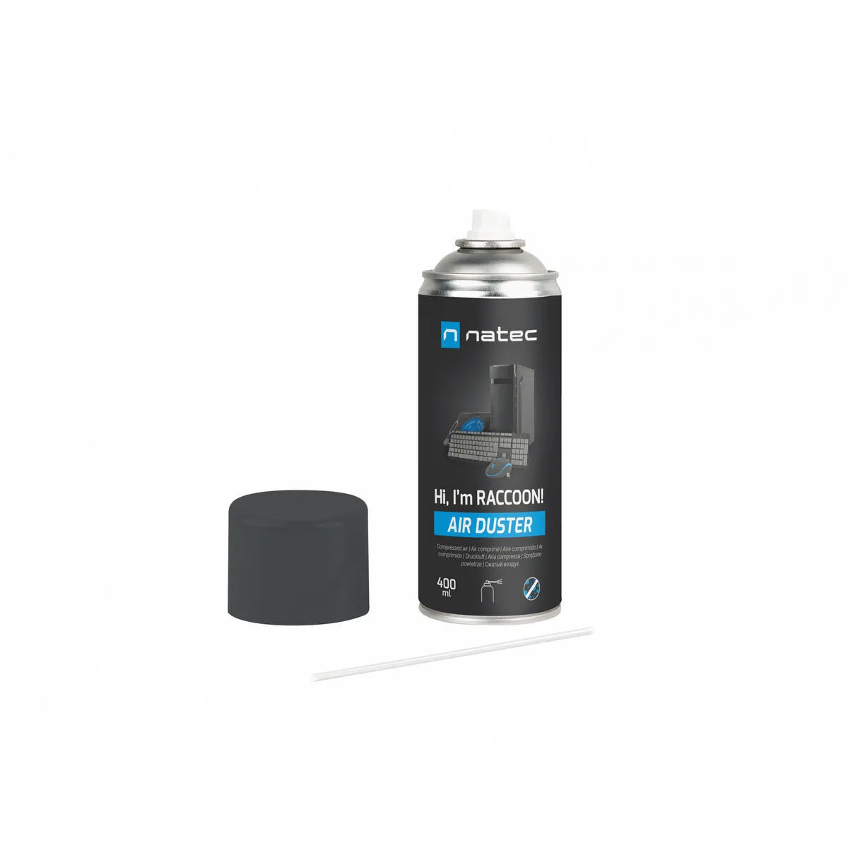 20240219124454_75dab2fe.jpeg Natec Spray Συμπιεσμένου Αέρα 400ml NSC-2119 - Image 1