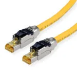 Roline S/FTP Cat.8 (40Gbps) Καλώδιο Δικτύου Ethernet 2m Κίτρινο 21.15.1852-100