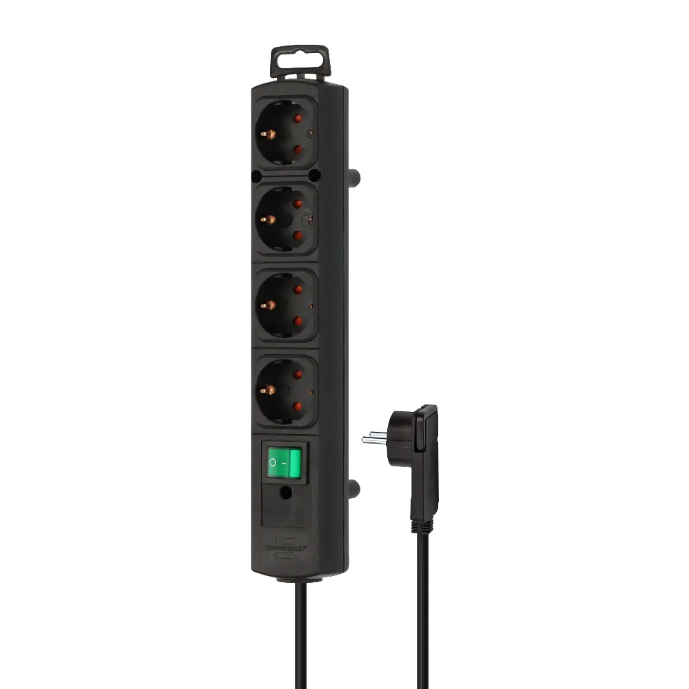 Brennenstuhl Πολύπριζο 4 Θέσεων με USB-A, Διακόπτη και Καλώδιο 2m 1153100100 - Image 1