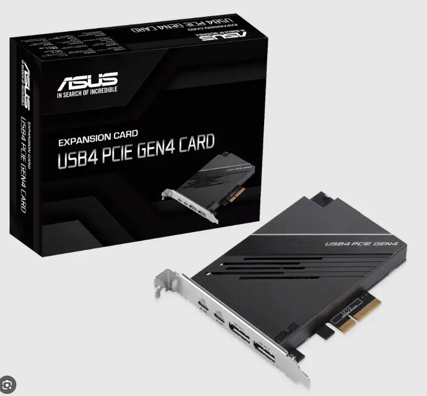 20240415171911_asus_pci_express_card_usb4_pcie_gen4_pci_express_to_usb_c_dp.jpeg Asus Pci Express Card Usb4 Pcie Gen4 Pci Express To Usb-c & Dp - Image 1