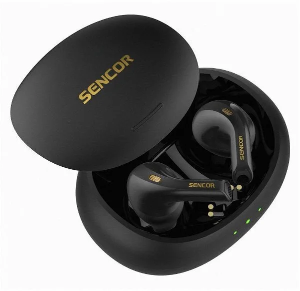 Sencor SEP 560BT In-ear Bluetooth Handsfree Ακουστικά με Θήκη Φόρτισης Μαύρα - Image 1