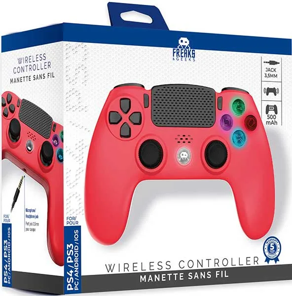 20240604170309_freaks_and_geeks_v2_asyrmato_gamepad_gia_ps4_kokkino.jpeg Freaks and Geeks V2 Ασύρματο Gamepad για PS4 Κόκκινο - Image 1