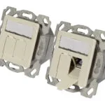 EFB Διπλή Πρίζα Δικτύου RJ45 χωρίς Πλαίσιο σε Λευκό Χρώμα ET-25133.1V1