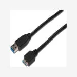 Digitus AK-300116-010-S Regular USB 3.0 to micro USB Cable Μαύρο 1m AK-300116-010-S 1τμχ