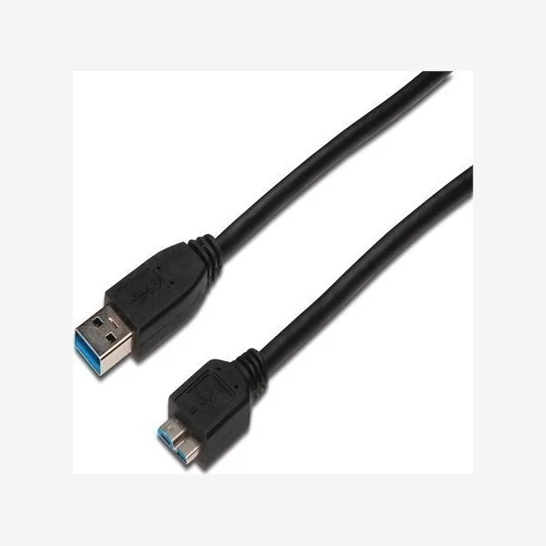 20240710154241_digitus_usb_3_0_cable_usb_a_male_micro_usb_b_male_1m_ak_300116_010_s.jpeg Digitus AK-300116-010-S Regular USB 3.0 to micro USB Cable Μαύρο 1m AK-300116-010-S 1τμχ - Image 1