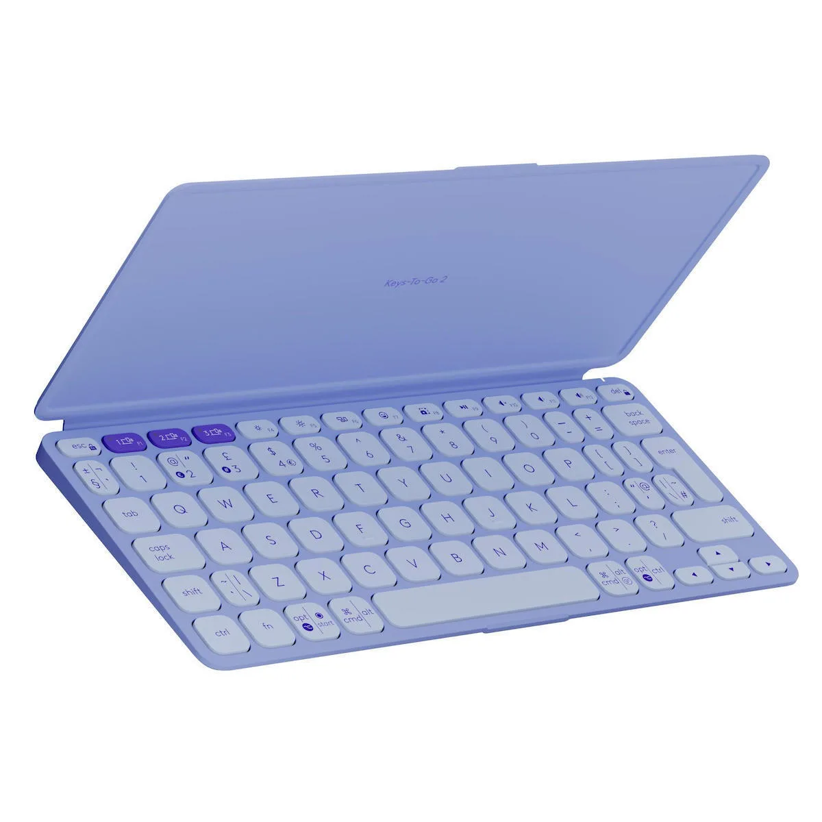 20240904133646_logitech_920_012986_asyrmato_pliktrologio_agliko_us_mov.jpeg Logitech Keys-to-go 2 Ασύρματο Πληκτρολόγιο Αγγλικό US Μωβ - Image 1