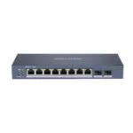 Hikvision DS-3E1510P-EI/M(O-STD) Managed L2 PoE+ Switch με 10 Θύρες Gigabit (1Gbps) Ethernet