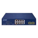 Planet Technology GSD-1022UP Unmanaged L2 PoE+ Switch με 8 Θύρες Gigabit (1Gbps) Ethernet και 2 SFP Θύρες