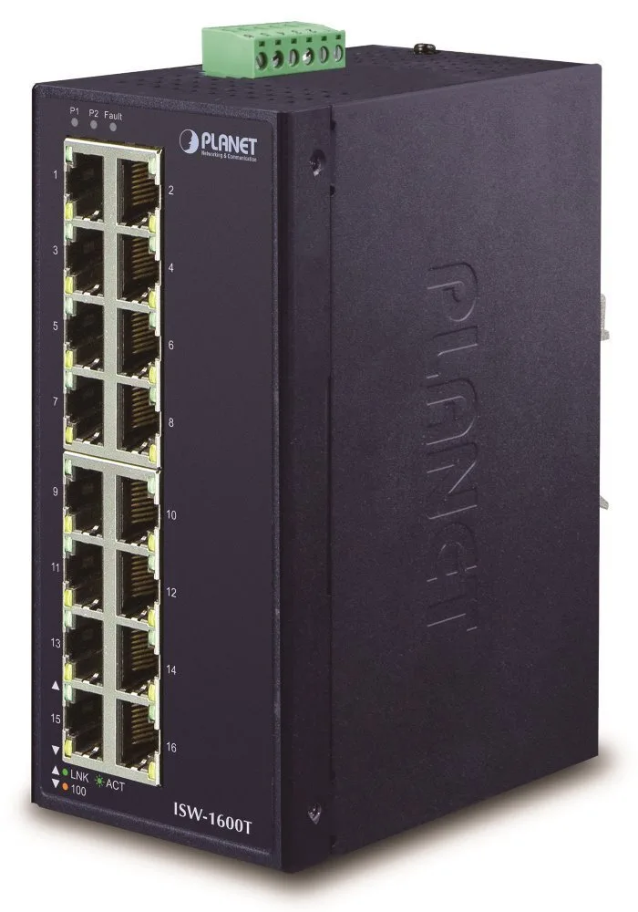Planet ISW-1600T Unmanaged L2 Switch με 16 Θύρες Ethernet - Image 1