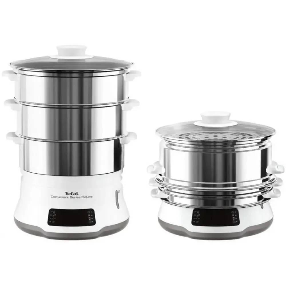 20241003134306_b9698655.jpeg Tefal Convenient Series Deluxe VC502D10 Ατμομάγειρας με 3 Επίπεδα Μαγειρέματος 9lt - Image 1