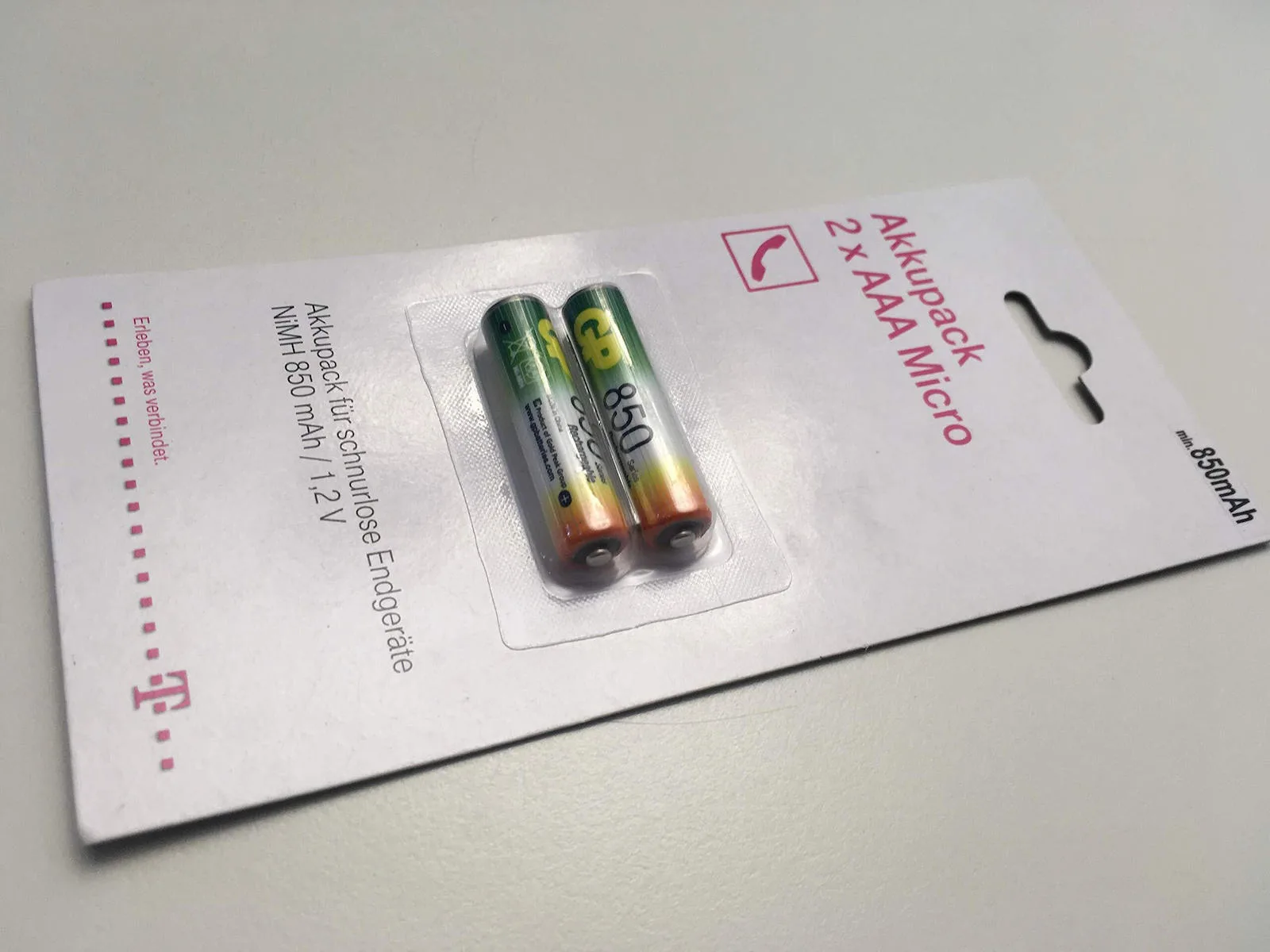 20241009123323_telekom_epanafortizomenes_mpataries_aaa_850mah_2tmch.jpeg Telekom Επαναφορτιζόμενες Μπαταρίες AAA 850mAh 2τμχ - Image 1