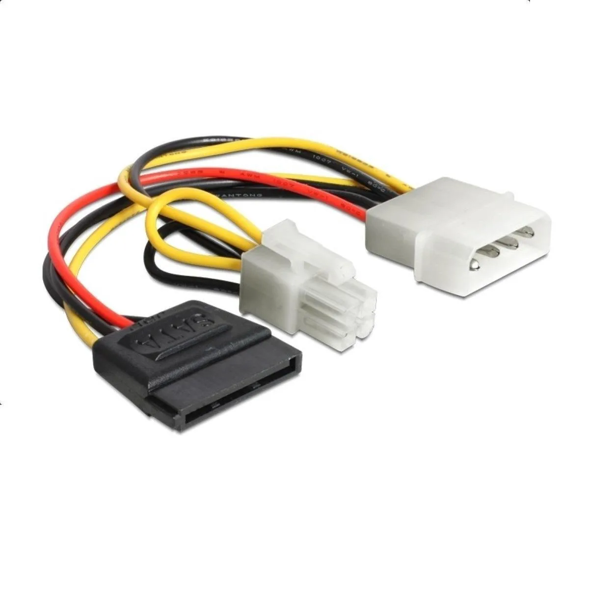 20241023113606_delock_power_cable_molex_4_pin_male_to_sata_15_pin_female_p4_male_15_cm.jpeg Delock Power Cable Molex 4 Pin Male To Sata 15 Pin Female + P4 Male 15 Cm - Image 1
