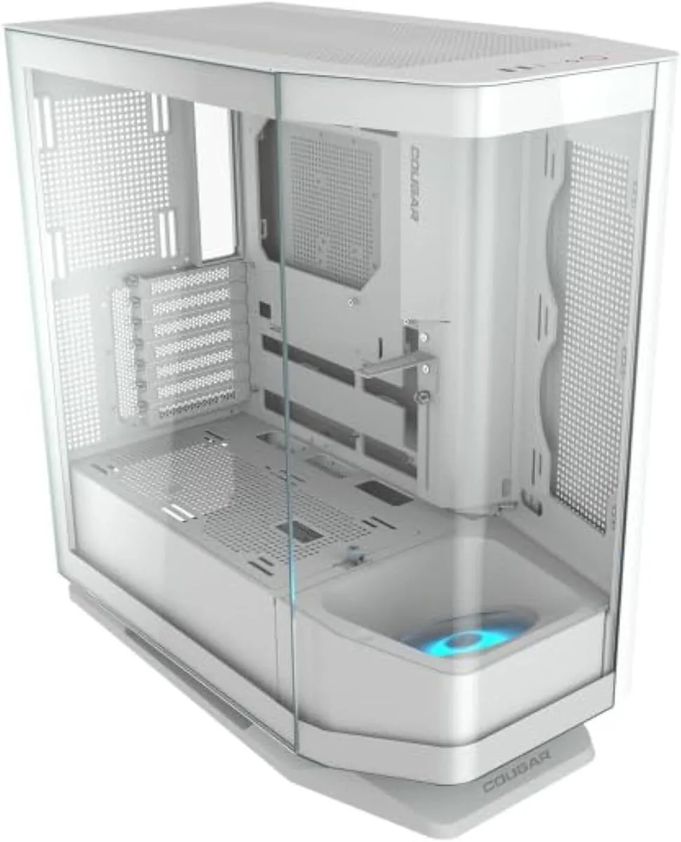 20241030101938_cougar_fv270_midi_tower_kouti_ypologisti_me_plaino_parathyro_kai_rgb_fotismo_leyko.jpeg Cougar FV270 Gaming Midi Tower Κουτί Υπολογιστή με Πλαϊνό Παράθυρο και RGB Φωτισμό Λευκό - Image 1