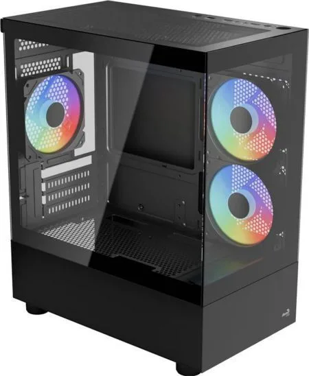 20241030115156_aerocool_viewport_mini_mini_tower_kouti_ypologisti_me_plaino_parathyro_kai_rgb_fotismo_mayro.jpeg Aerocool Viewport Mini Gaming Mini Tower Κουτί Υπολογιστή με Πλαϊνό Παράθυρο και RGB Φωτισμό Μαύρο - Image 1