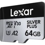 Lexar Professional Silver Plus microSDXC 64GB U3 UHS-I με αντάπτορα