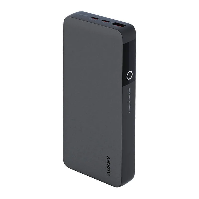 Aukey PB-Y43 Power Bank 20000mAh 65W με Θύρα USB-A και 3 Θύρες USB-C Power Delivery Μαύρο - Image 1