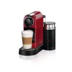 Krups Citiz & Milk Καφετιέρα για Κάψουλες Nespresso Πίεσης 19bar με Αφρογαλιέρα Κόκκινη