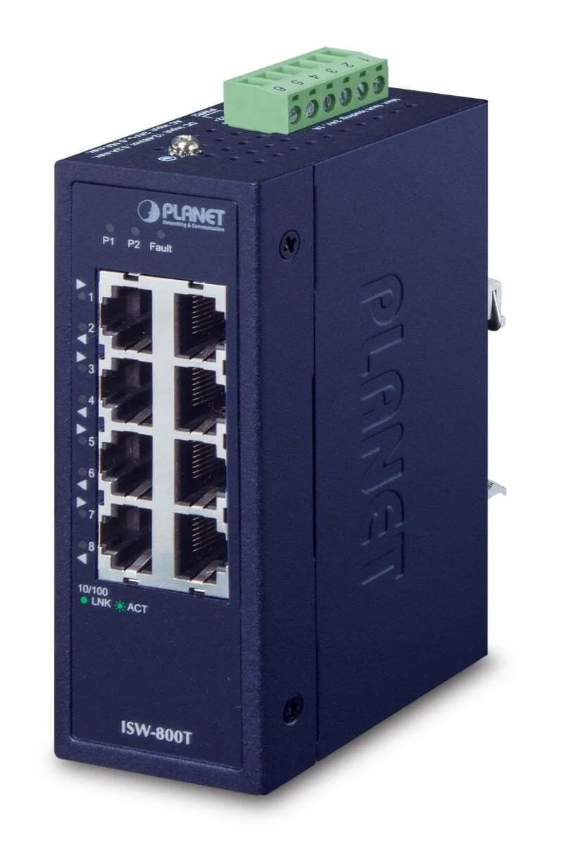 Planet ISW-800T Unmanaged L2 Switch με 8 Θύρες Ethernet - Image 1