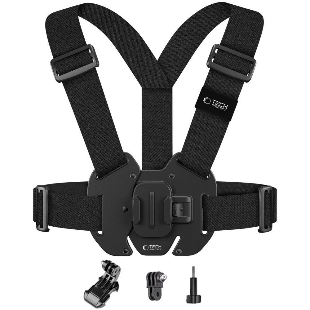 20241204112615_tech_protect_ga100_chest_mount_gopro_dji_black.jpeg Βάση Στήριξης Action Cameras για GoPro / DJI - Image 1