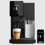 Cecotec Cremmaet Compactccino Connected Compact Αυτόματη Μηχανή Espresso Πίεσης 19bar για Cappuccino με Μύλο και Wi-Fi Μαύρη