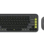 Logitech Pop Icon Combo Ασύρματο Bluetooth Πληκτρολόγιο Αγγλικό US Γραφίτης/Πράσινο