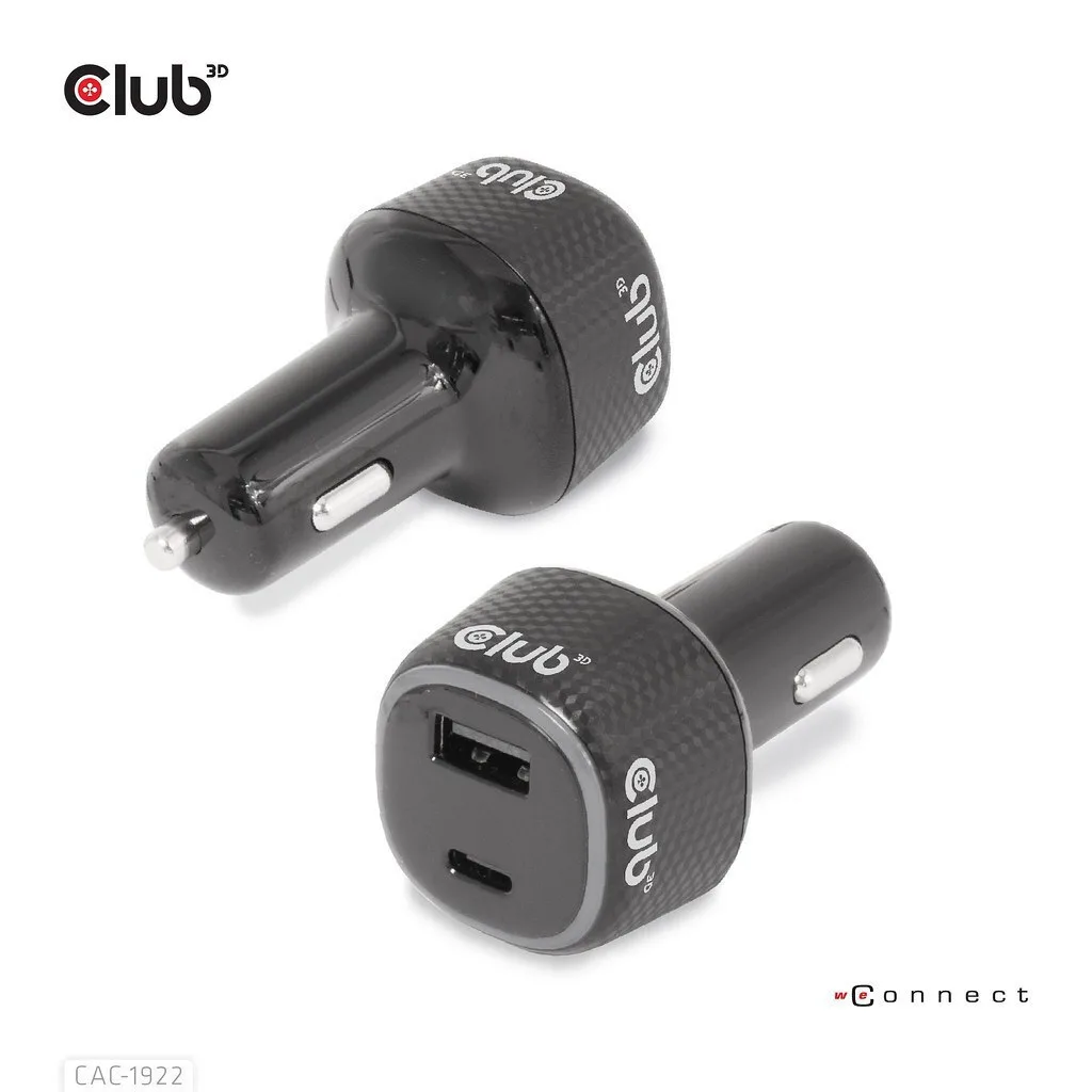Club3D Φορτιστής Αυτοκινήτου 36W με μία Θύρα: 1xUSB CAC-1921 - Image 1