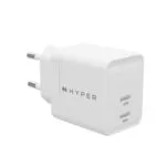 Targus Φορτιστής Χωρίς Καλώδιο GaN με 2 Θύρες USB-C 35W Power Delivery Λευκός (HyperJuice)