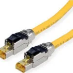 Roline S/FTP Cat.8 (40Gbps) Καλώδιο Δικτύου Ethernet 1m Κίτρινο 21.15.1851-100