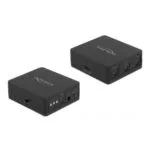 DeLock Μετατροπέας Toslink / DC / mini USB / USB-A male σε Toslink / DC / mini USB / USB-A female 1τμχ 63395